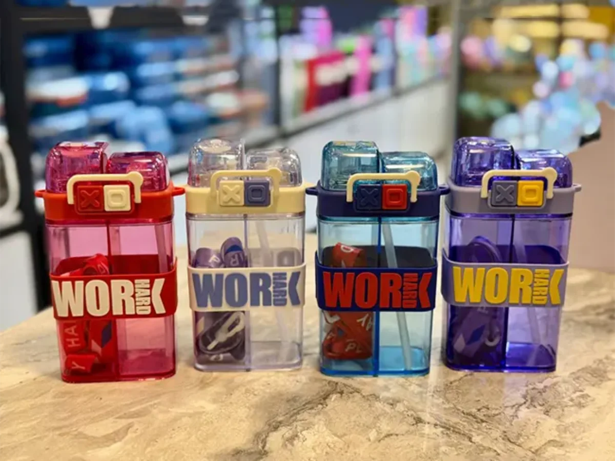 WORK BASKILI ÇİFT TARAFLI MATARA
