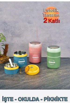 İTHAL RENKLİ YUVARLAK TERMOS BESLENME KABI 710 ML