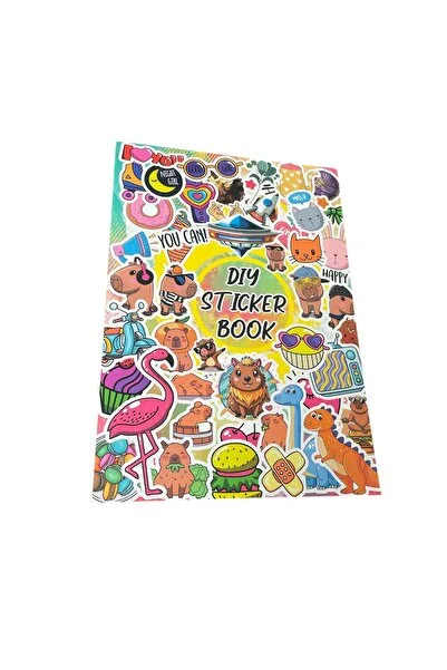 CAPY BARA LABUBU STİCKER DEFTER BÜYÜK BOY 24'LÜ PKT