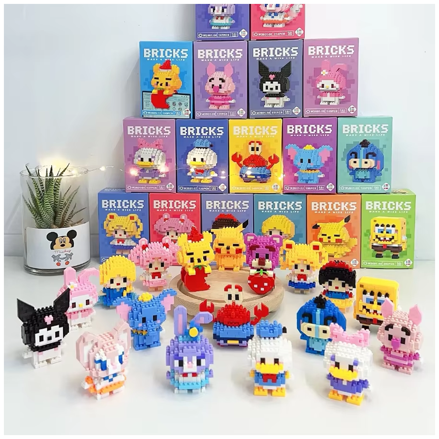 İTHAL KARMA MODEL 16'LI STAND BRİCKS LEGO