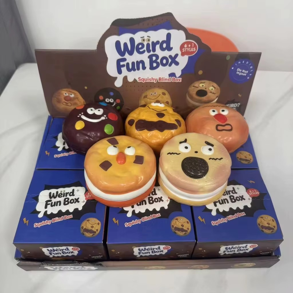 WEIRD FUN BOX COOKİE SQUİSHY 6’LI PAKET