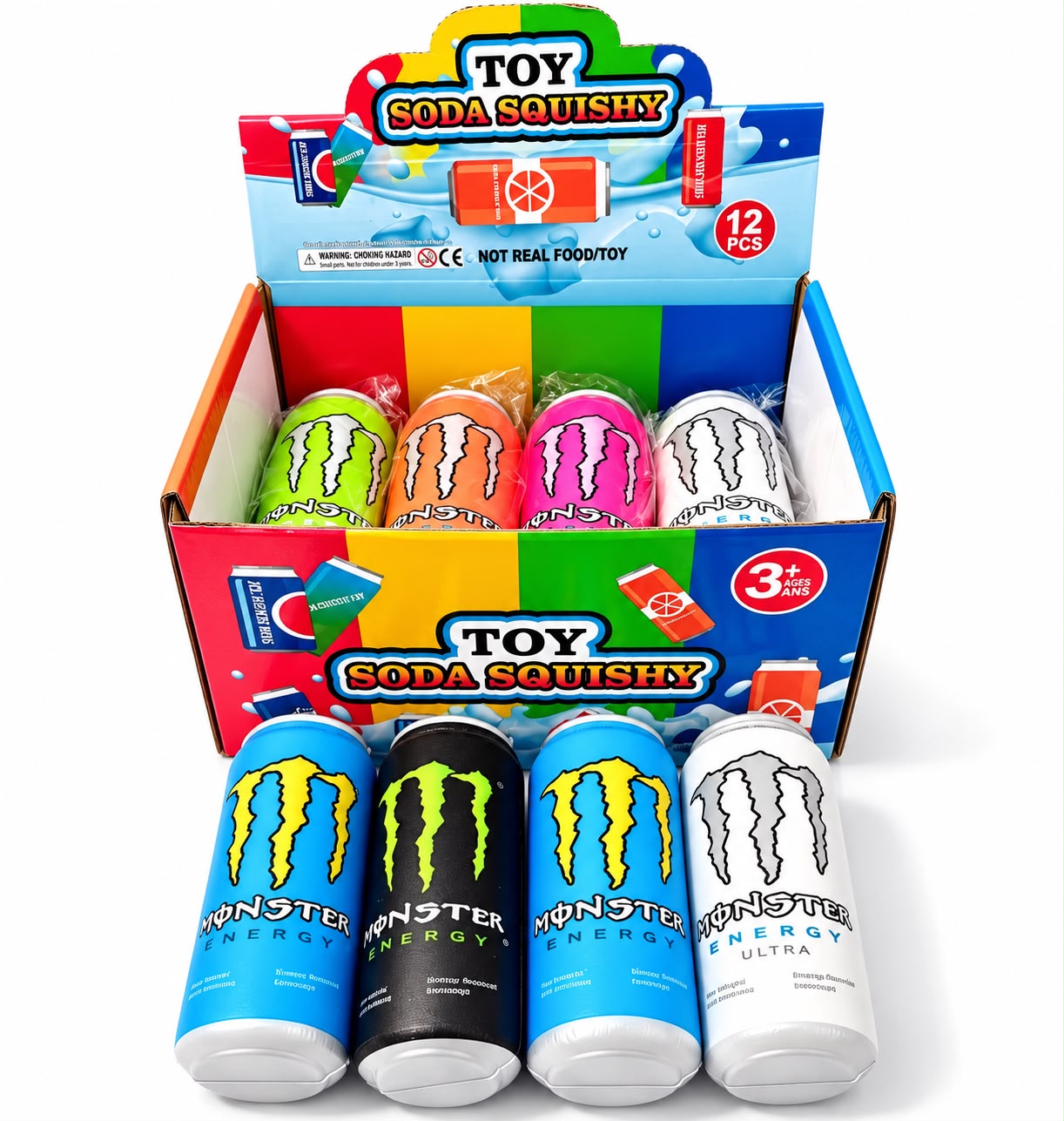İTHAL MONSTER COLA DRİNK SQUİSHY 12'Lİ PAKET