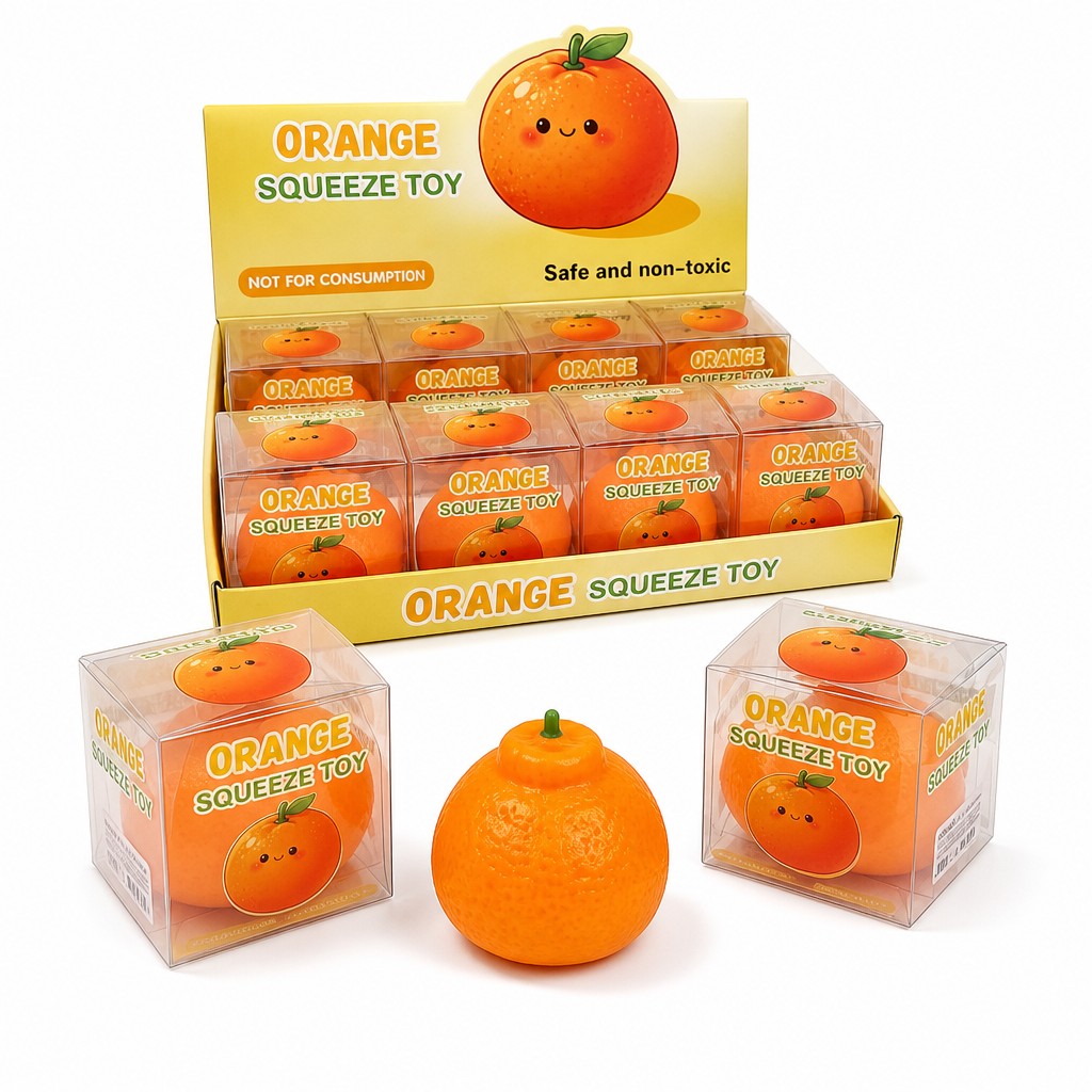 İTHAL LÜKS PORTAKAL SQUİSHY 12'Lİ PAKET
