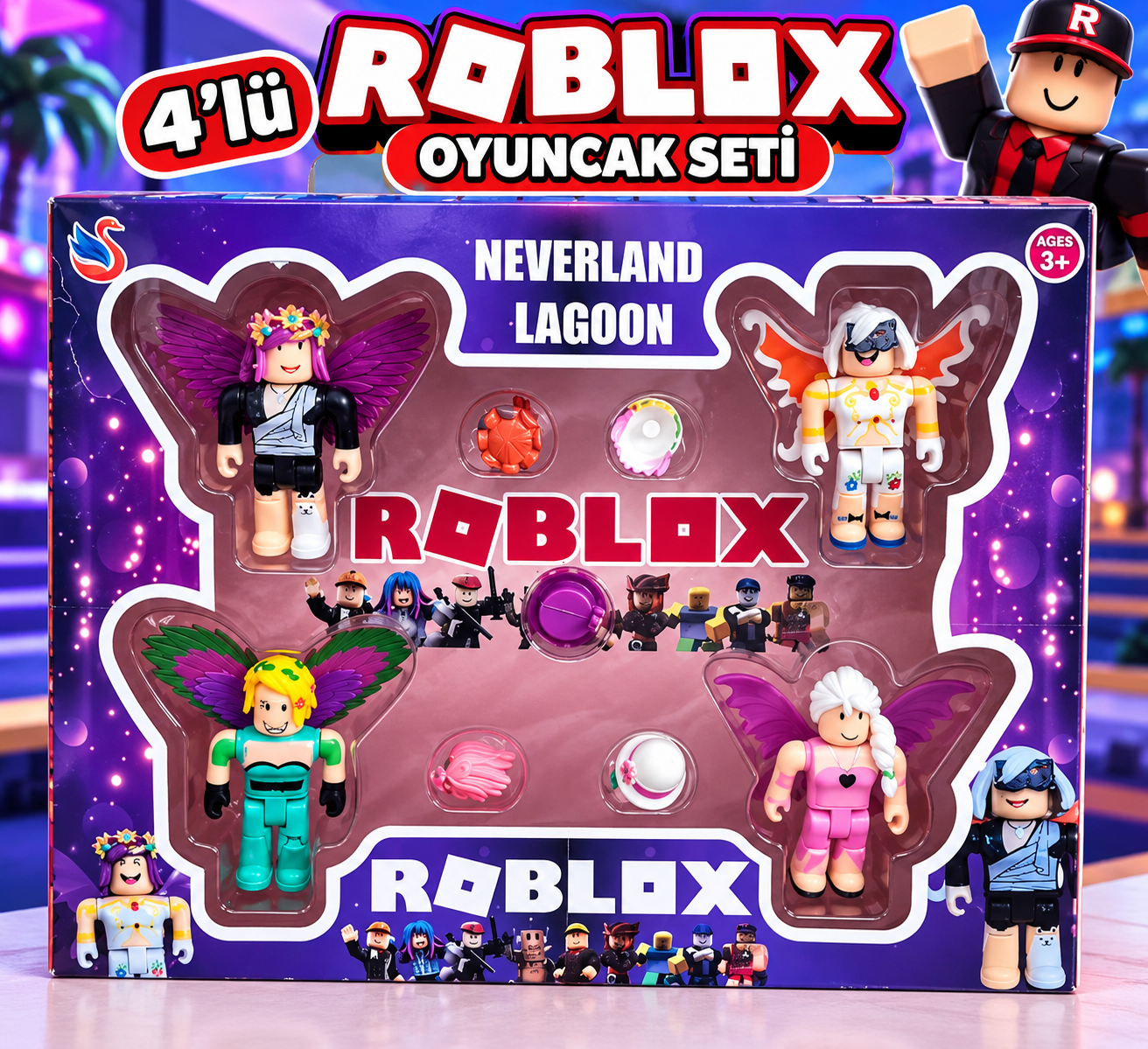 4'LÜ ROBLOX OYUNCAK SETİ
