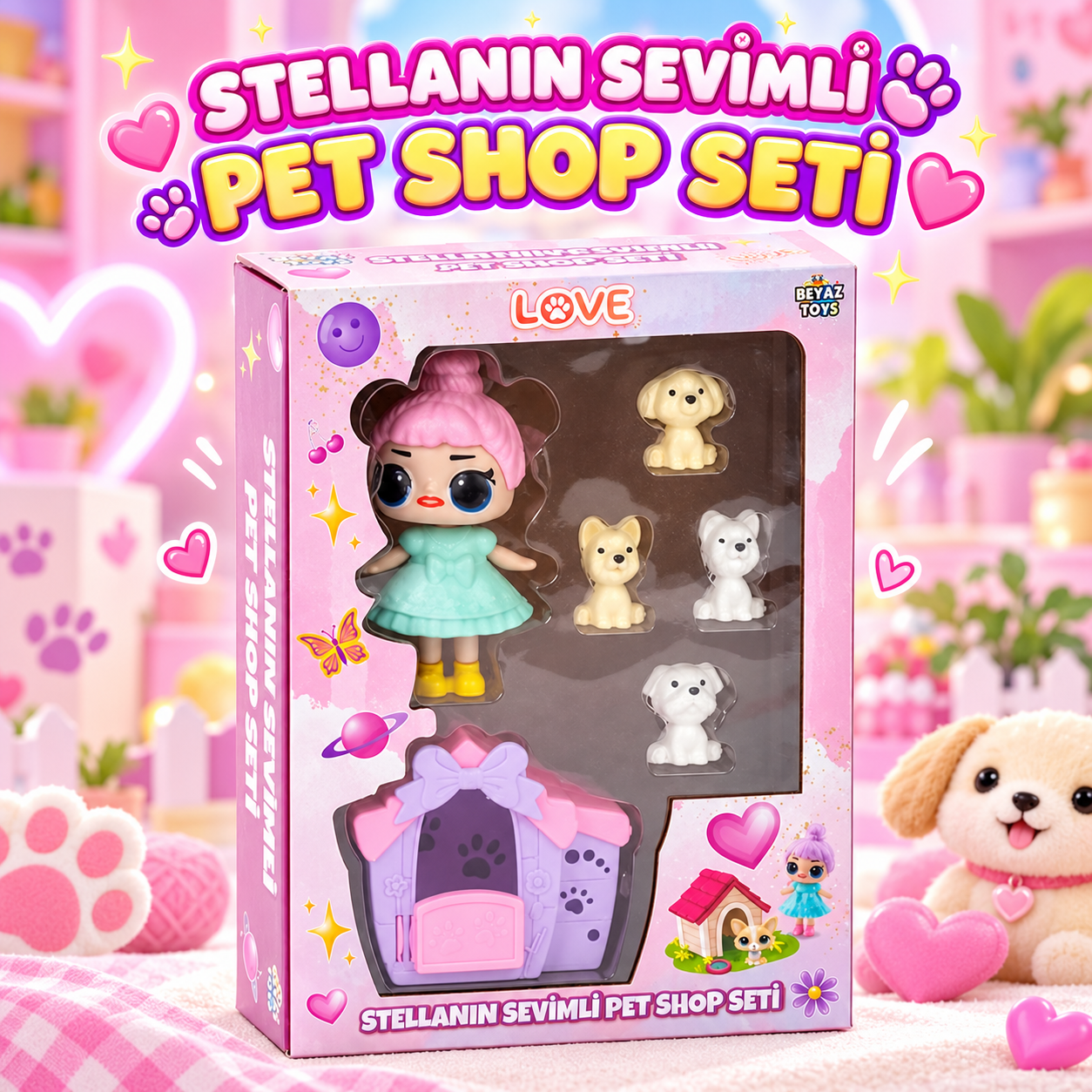 STELLANIN SEVİMLİ PET SHOP SETİ