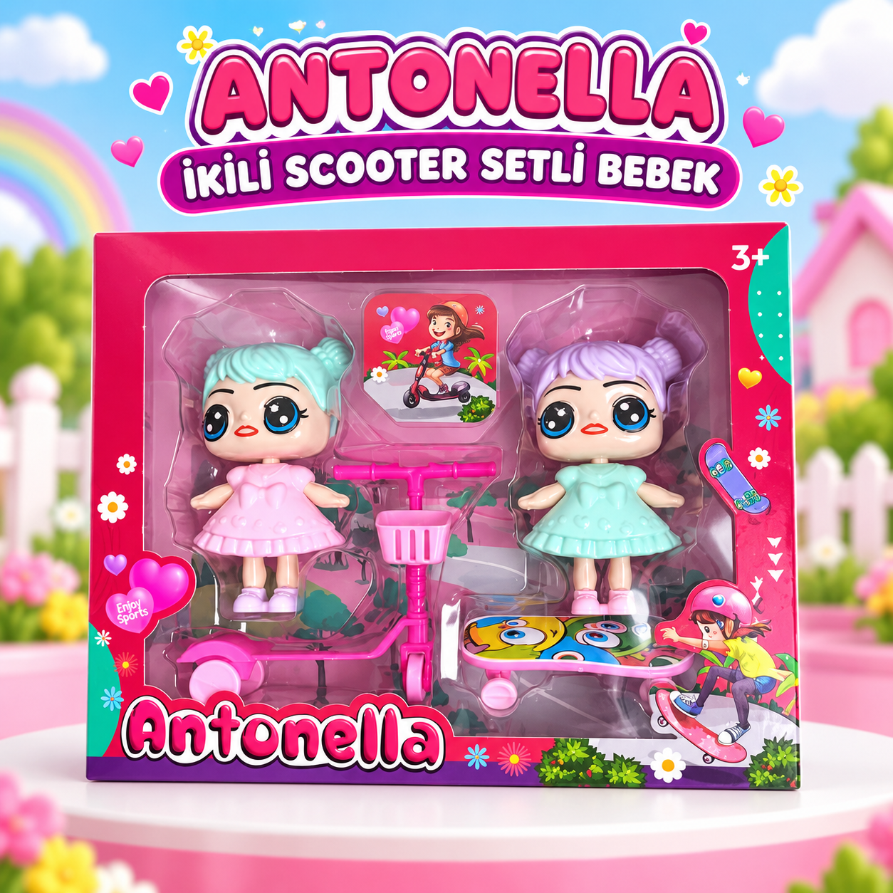 ANTONELLA İKİLİ SCOOTER SETLİ BEBEK