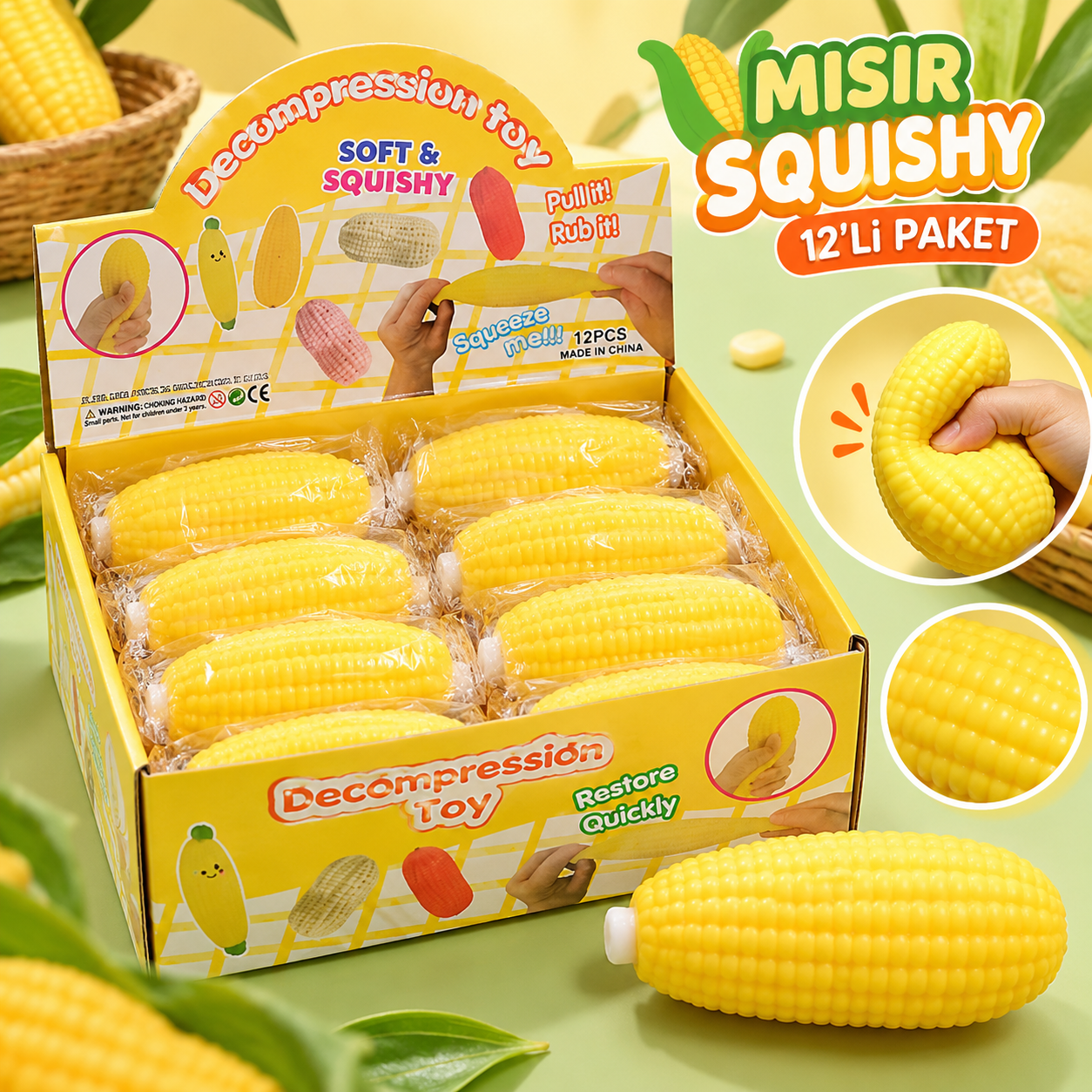 MISIR SQUISHY – 12'Lİ PAKET